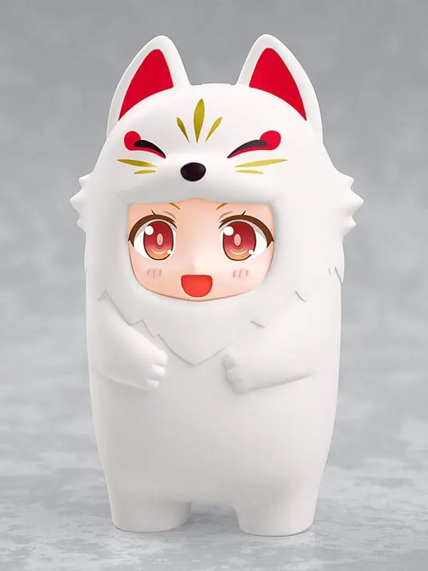 Nendoroid More Etui na Części Twarzy Kigurumi dla Figurek Nendoroid Biały Kitsune 10 cm zdjęcie produktu