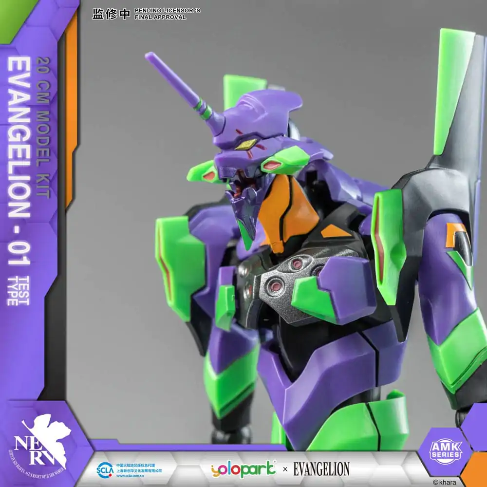 Neon Genesis Evangelion AMK Series Plastic Model Kit Eva-01 20 cm Model Plastikowy zdjęcie produktu