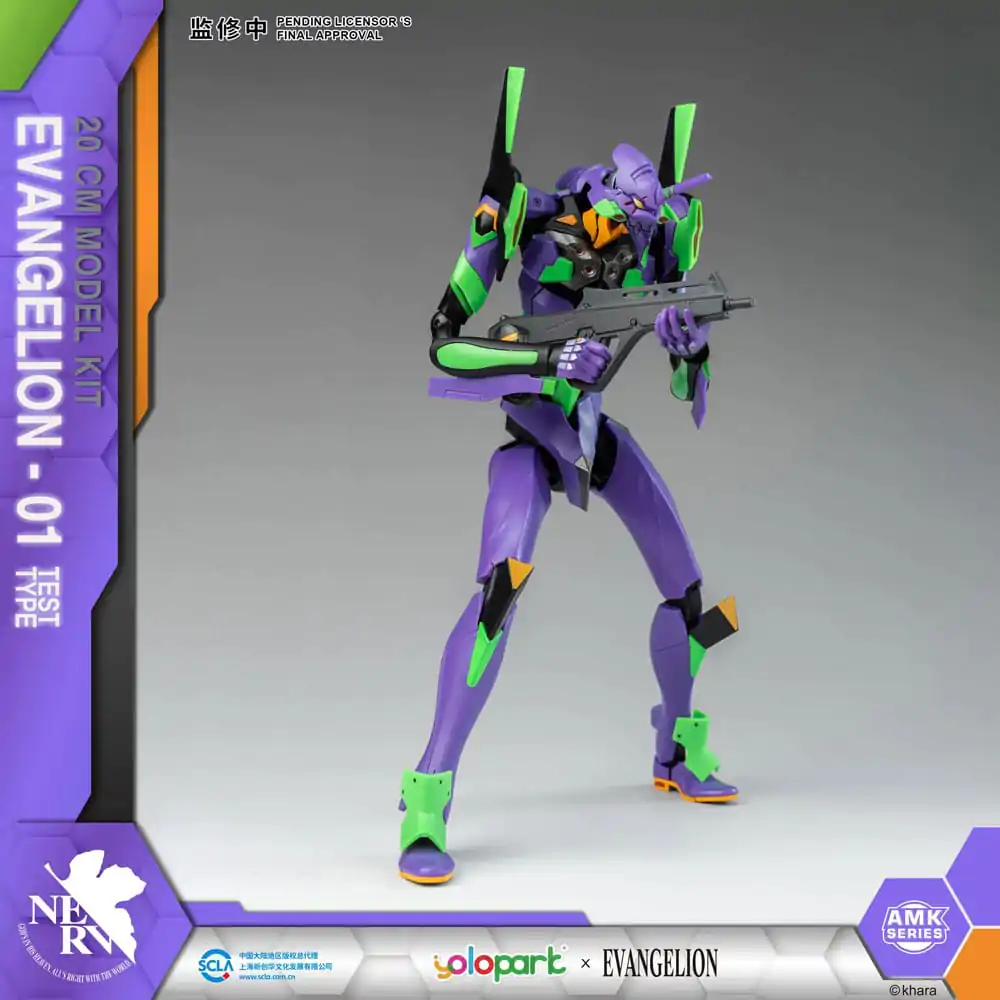 Neon Genesis Evangelion AMK Series Plastic Model Kit Eva-01 20 cm Model Plastikowy zdjęcie produktu