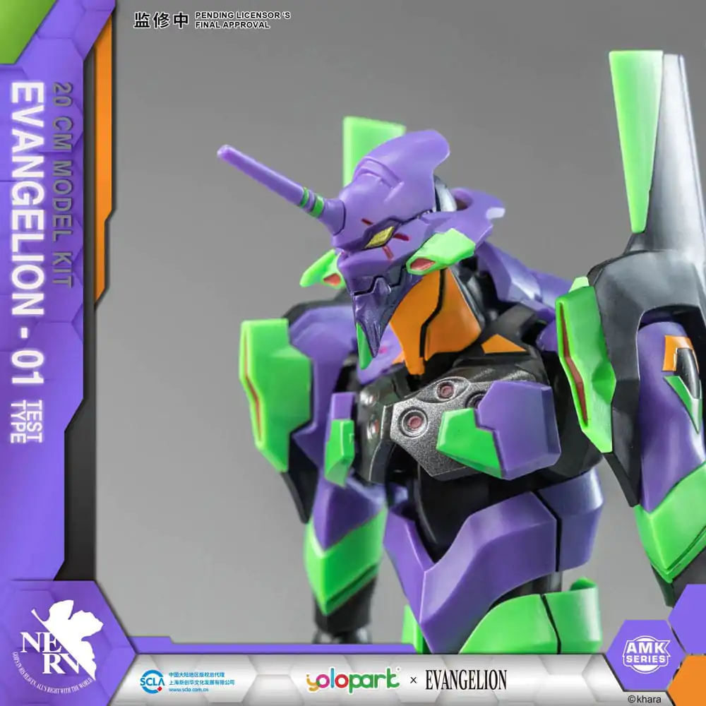 Neon Genesis Evangelion AMK Series Plastic Model Kit Eva-01 20 cm Model Plastikowy zdjęcie produktu