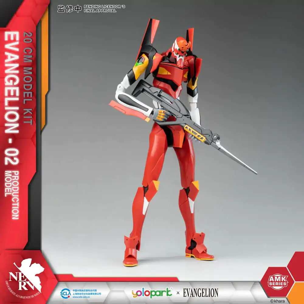 Neon Genesis Evangelion AMK Series Plastikowy Model do Składania Eva-02 20 cm zdjęcie produktu