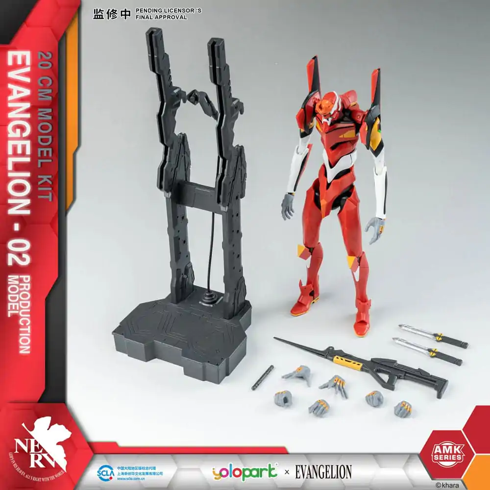 Neon Genesis Evangelion AMK Series Plastikowy Model do Składania Eva-02 20 cm zdjęcie produktu