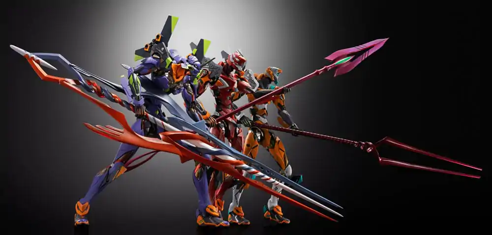 Neon Genesis Evangelion Metal Build Figurka Akcji Eva Production Model-02 30th ze Włócznią Kasjusza 22 cm zdjęcie produktu