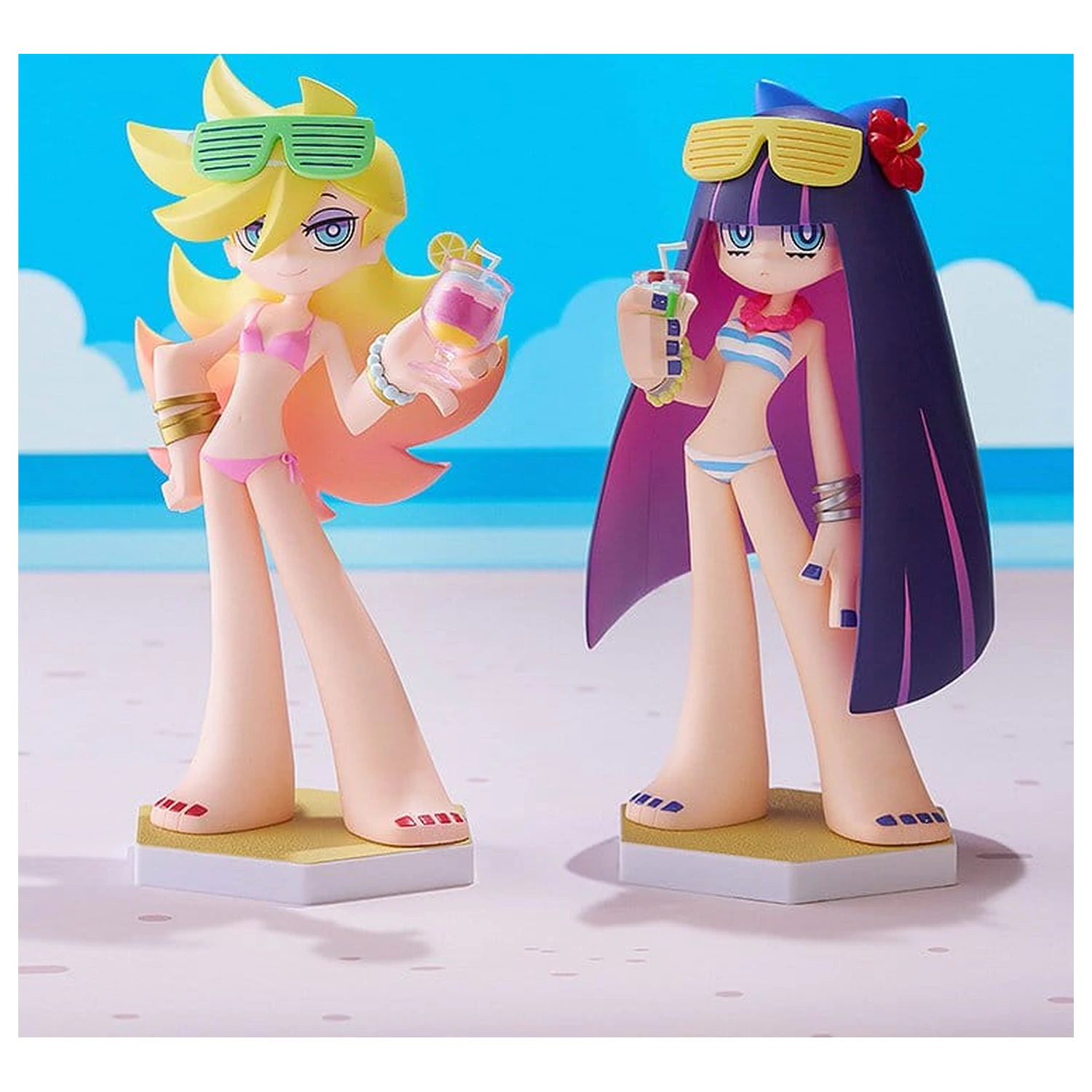 New Panty & Stocking with Garterbelt Pop Up Parade Figurka Beach Queens Panty L Size 19 cm zdjęcie produktu