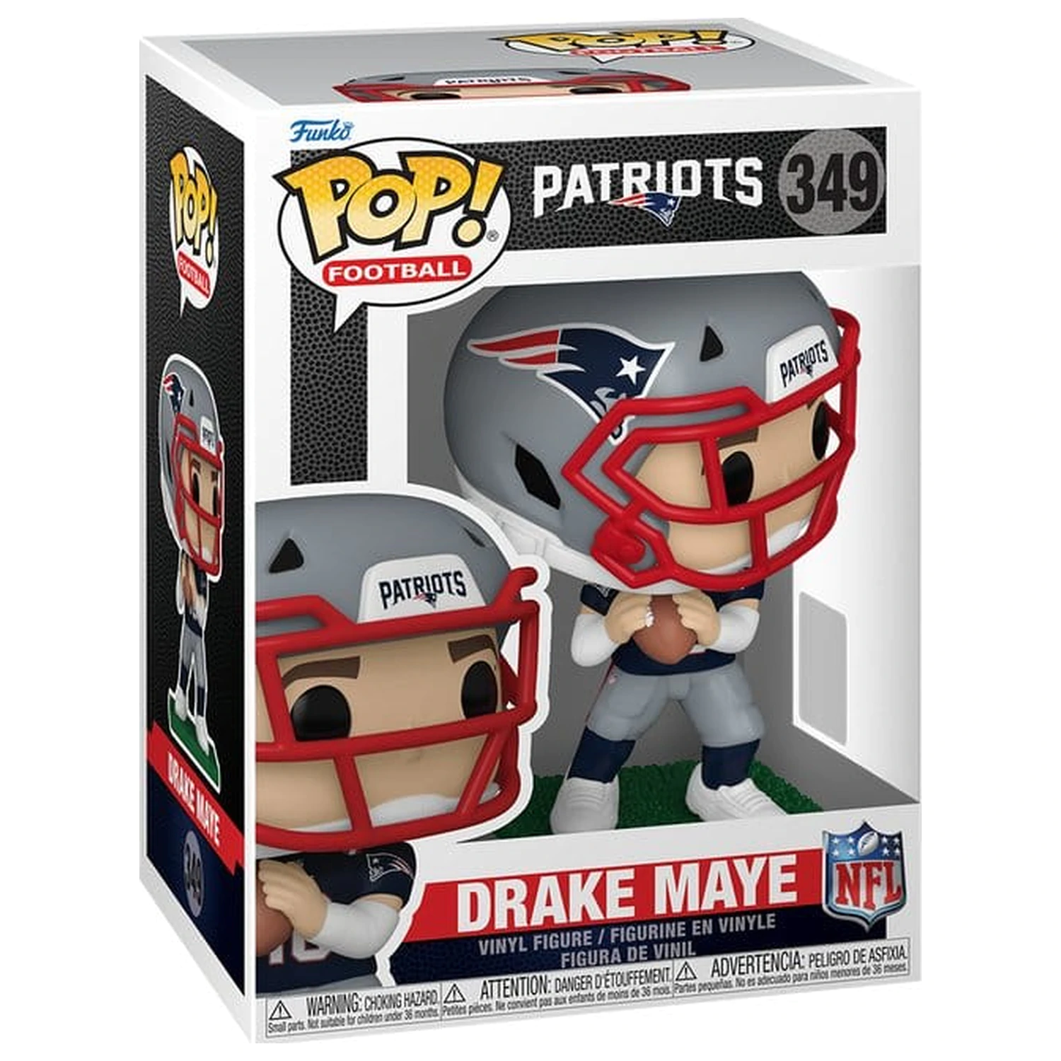 NFL Funko POP! Winyl Figurka Drake Maye 9 cm zdjęcie produktu