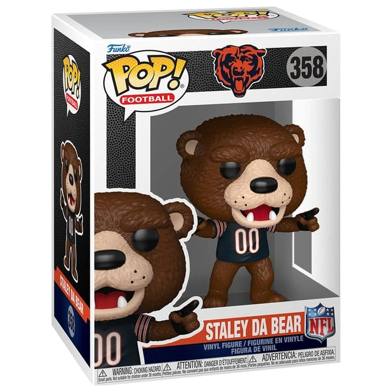 NFL Funko POP! Winylu Figurka Maskotki: Bears- Staley 9 cm zdjęcie produktu