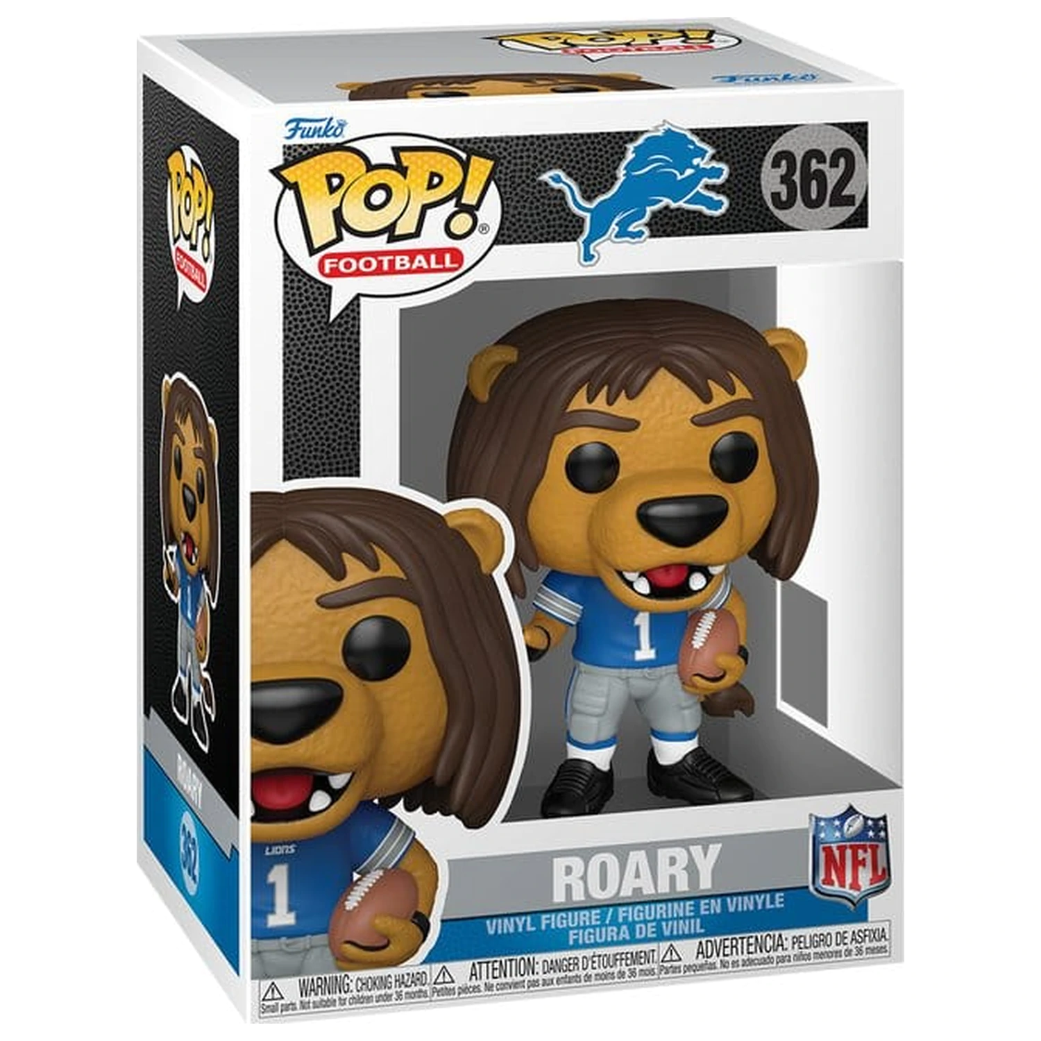 NFL Funko POP! Winylu Figurka Maskotki: Lions - Roary 9 cm zdjęcie produktu