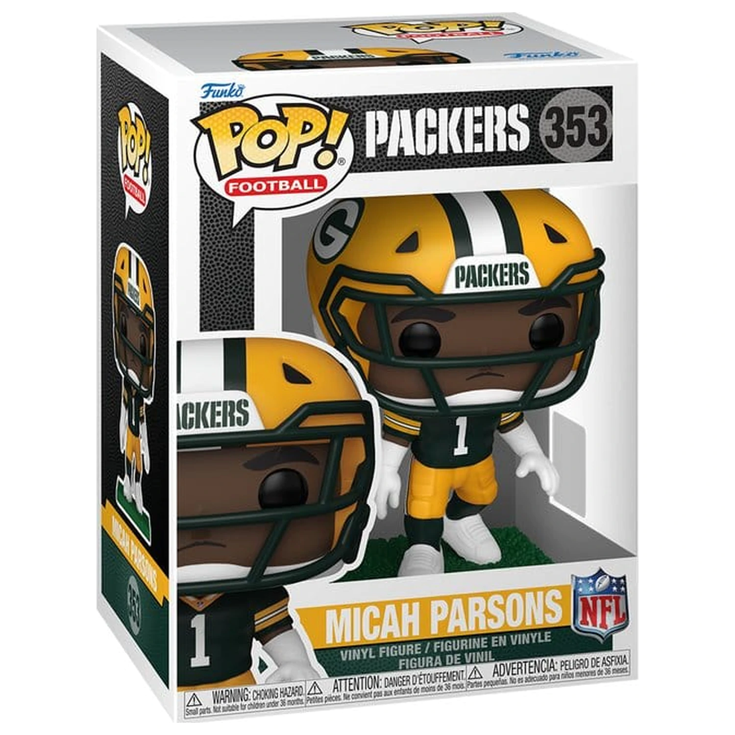 NFL Funko POP! Winylu Figurka : Packers - Micah Parsons 9 cm zdjęcie produktu