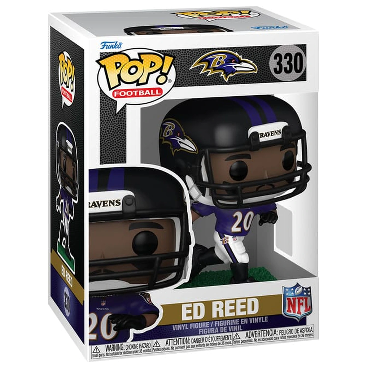 NFL: Legends Funko POP! Figurka winylowa Sports Legends - Ed Reed (Ravens) 9 cm zdjęcie produktu