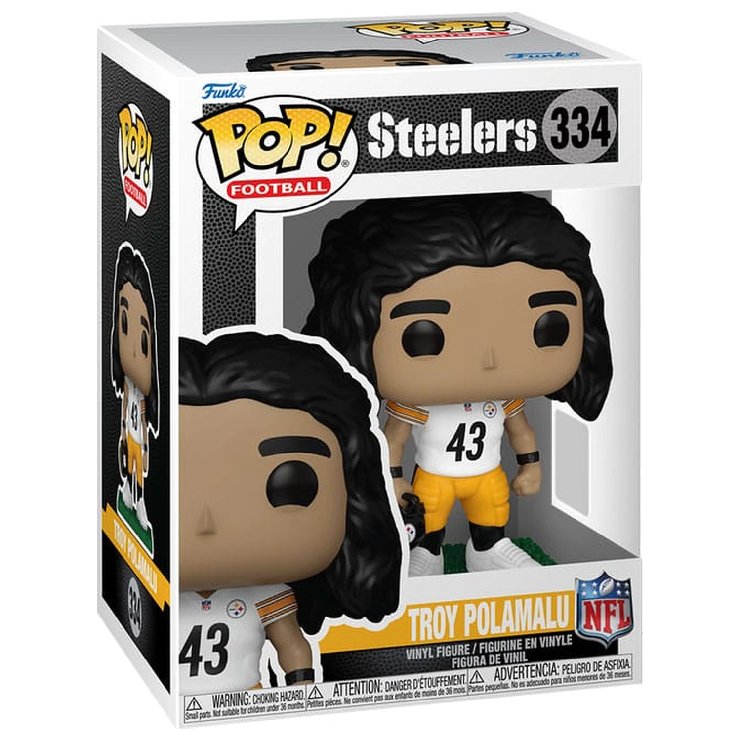 NFL: Legends Funko POP! Sports Winyl Figurka Legends- Troy Polamalu (Steelers) 9 cm zdjęcie produktu