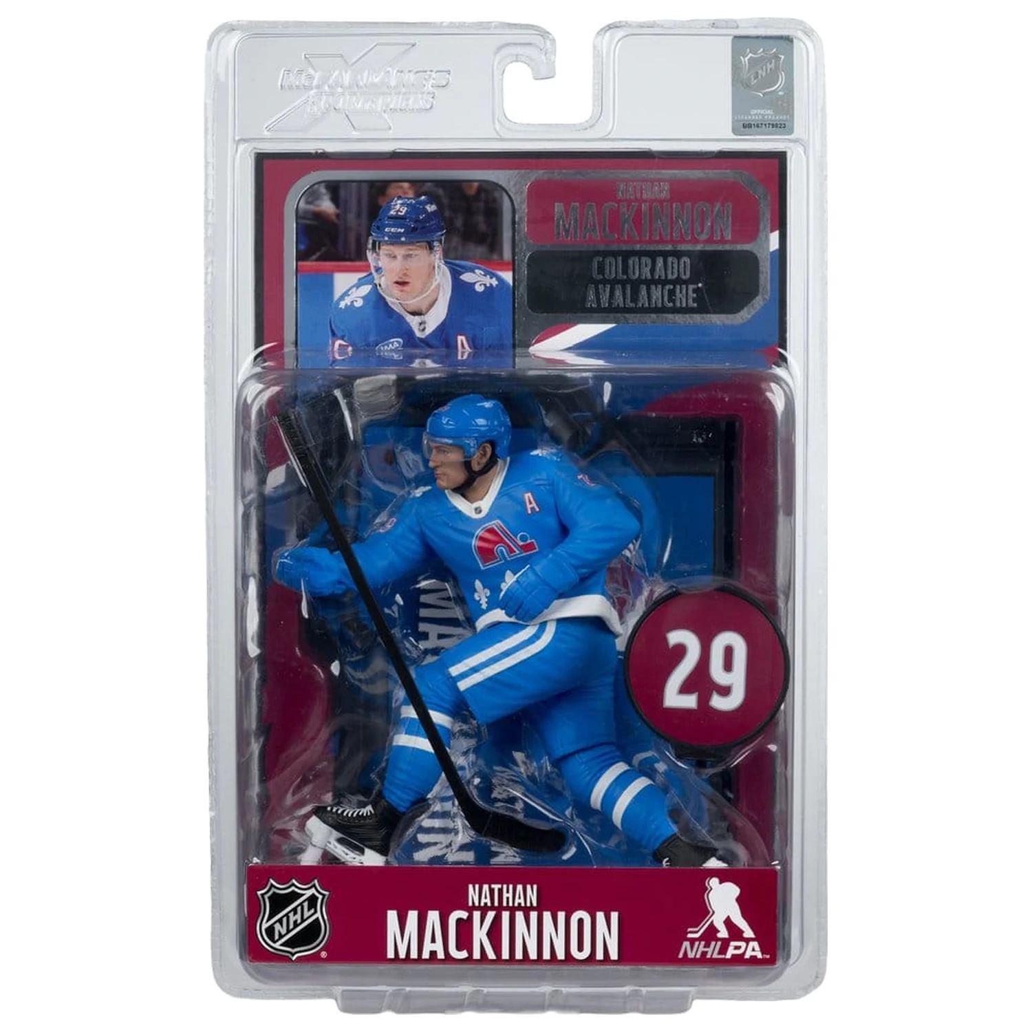 Figurka NHL McFarlane SportsPicks Nathan MacKinnon (Quebec Nordiques Retro) 18 cm zdjęcie produktu