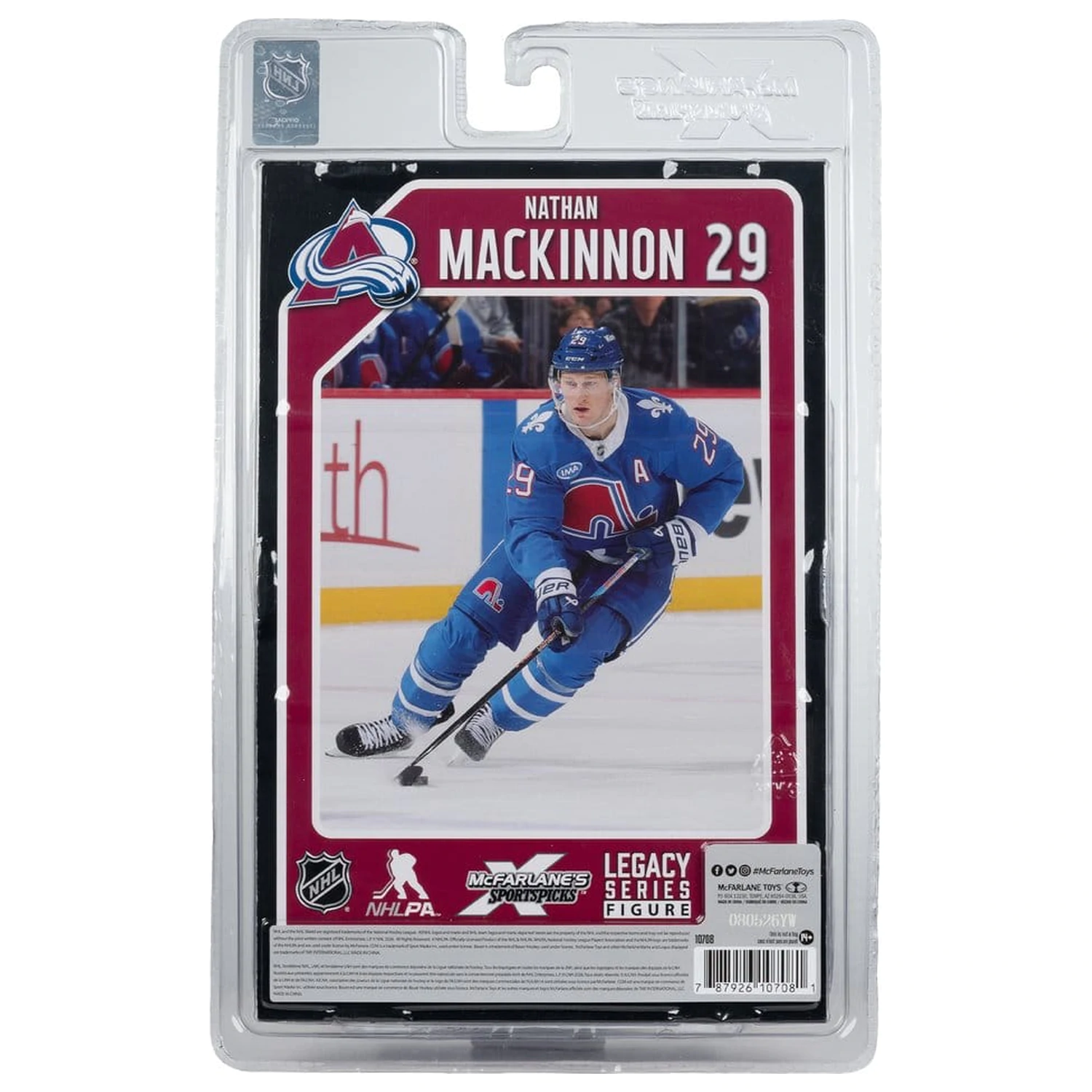 Figurka NHL McFarlane SportsPicks Nathan MacKinnon (Quebec Nordiques Retro) 18 cm zdjęcie produktu