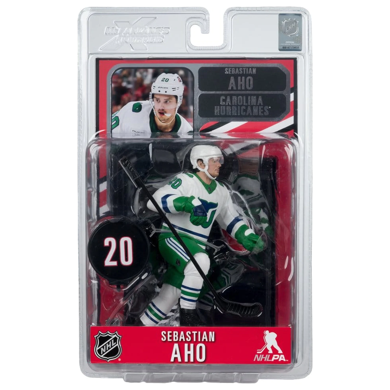 Figurka NHL McFarlane SportsPicks Sebastian Aho (Hartford Whalers Retro) 18 cm zdjęcie produktu