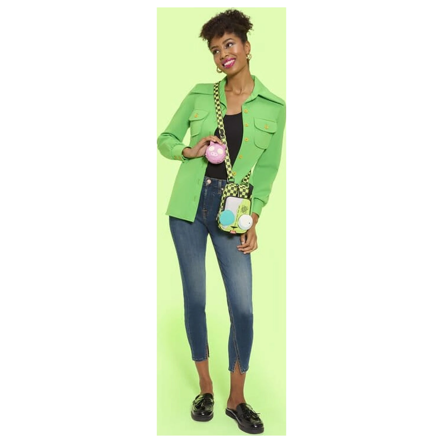 Nickelodeon by Loungefly Invader Zim Gir Cellphone Crossbody zdjęcie produktu