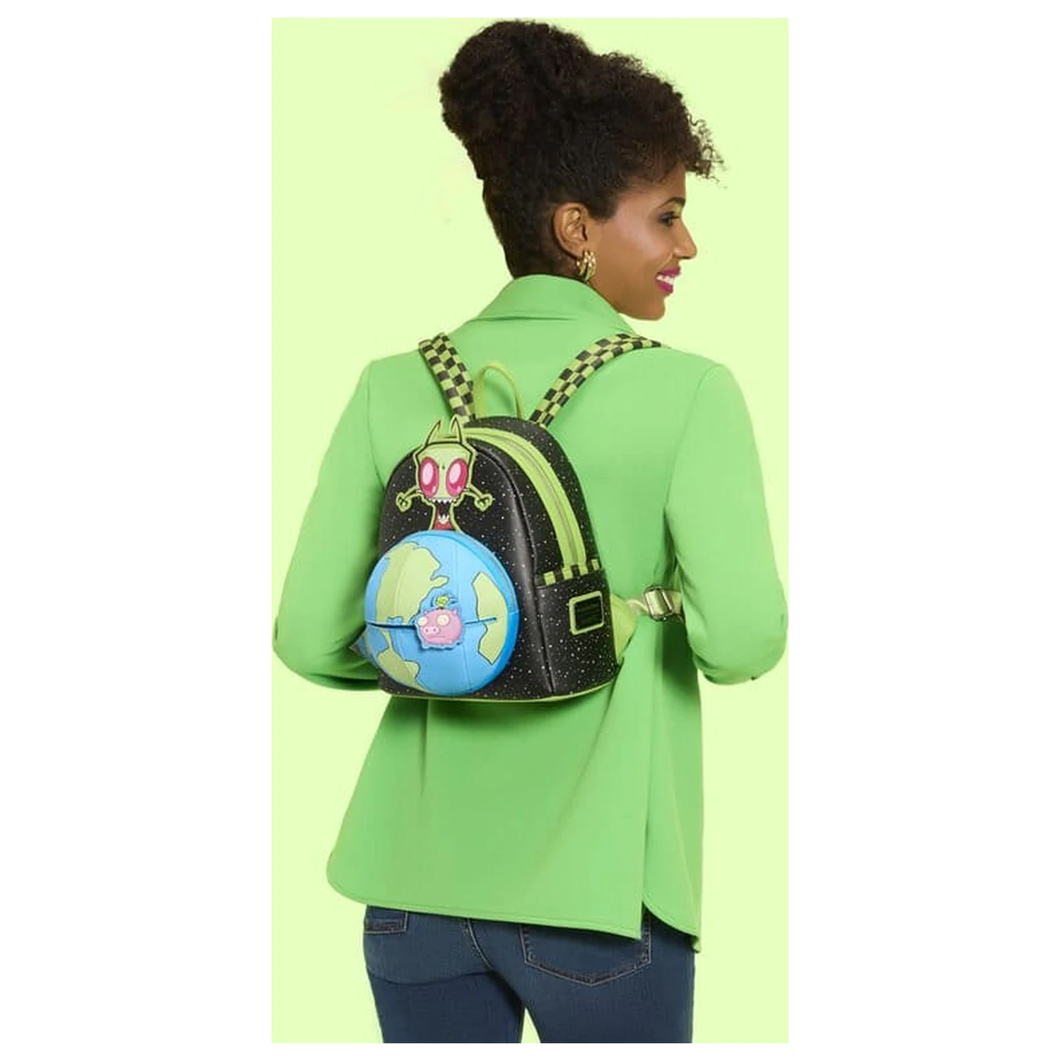 Nickelodeon by Loungefly Mini plecak Invader Zim Glow zdjęcie produktu