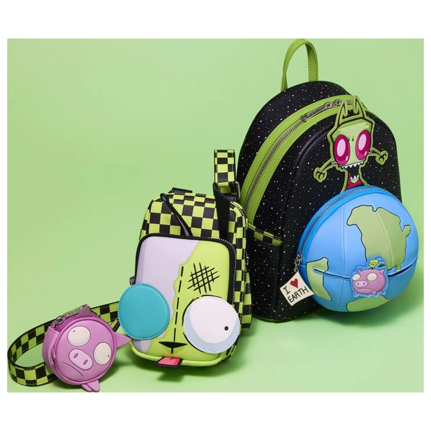 Nickelodeon by Loungefly Mini plecak Invader Zim Glow zdjęcie produktu