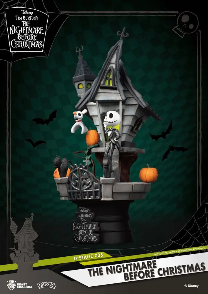 Miasteczko Halloween D-Stage PVC Diorama Nawiedzony Dom Jacka 15 cm zdjęcie produktu