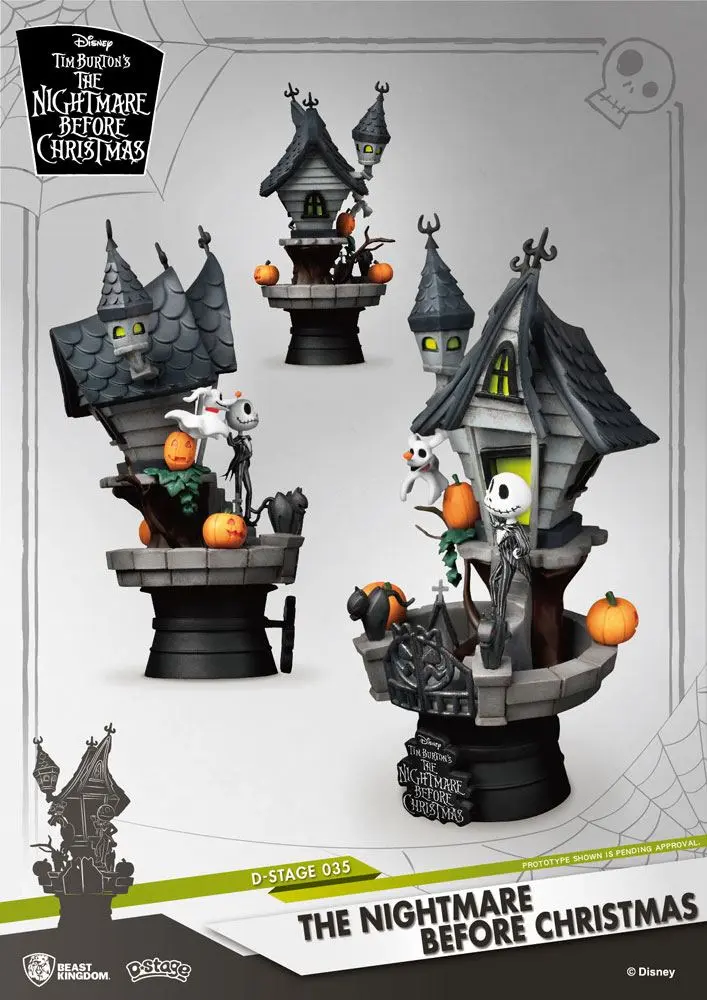 Miasteczko Halloween D-Stage PVC Diorama Nawiedzony Dom Jacka 15 cm zdjęcie produktu