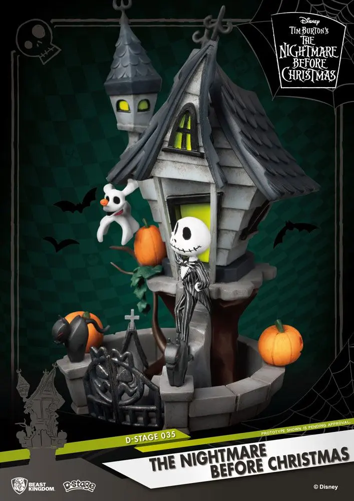 Miasteczko Halloween D-Stage PVC Diorama Nawiedzony Dom Jacka 15 cm zdjęcie produktu
