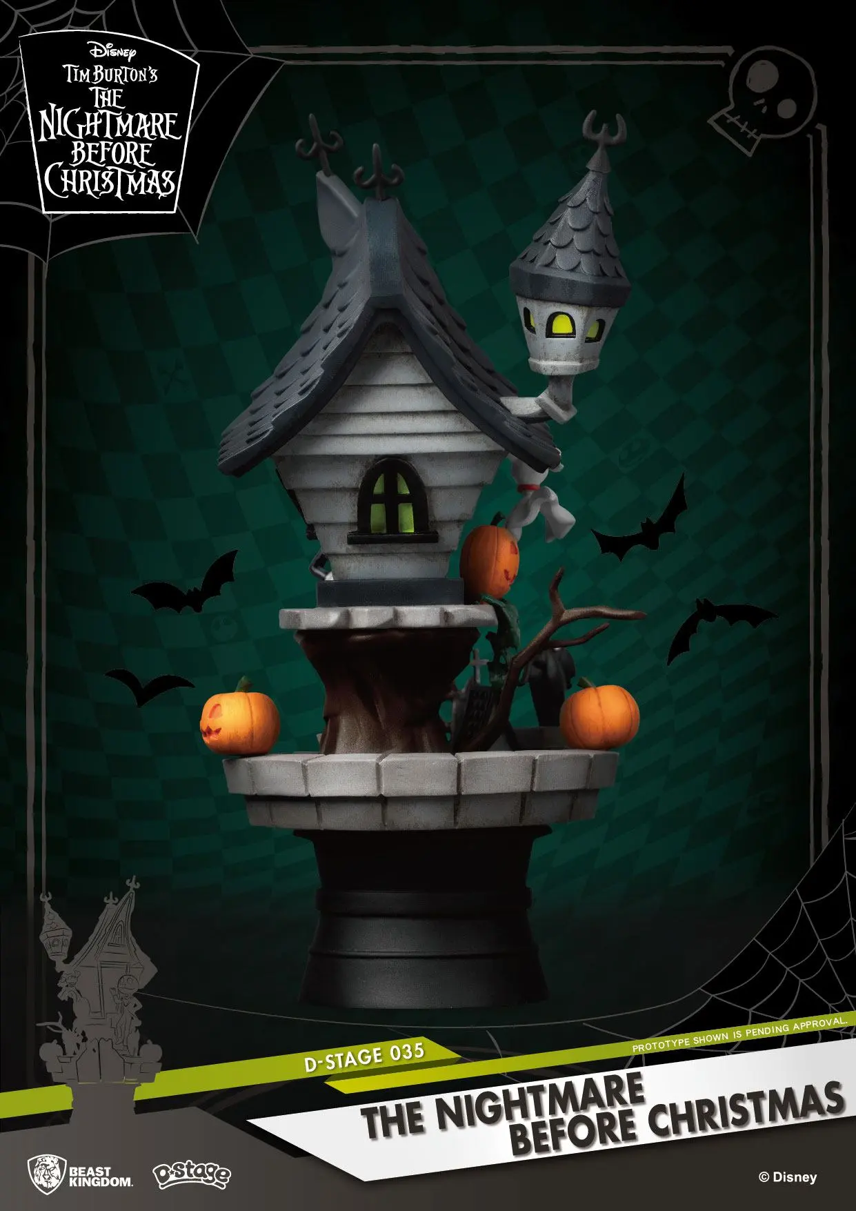 Miasteczko Halloween D-Stage PVC Diorama Nawiedzony Dom Jacka 15 cm zdjęcie produktu