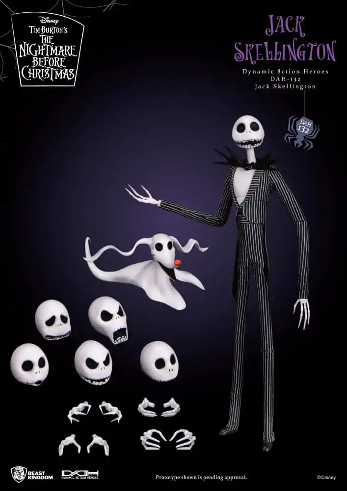 Nightmare Before Christmas Dynamic 8ction Heroes Figurka Akcji 1/9 Jack 21 cm zdjęcie produktu