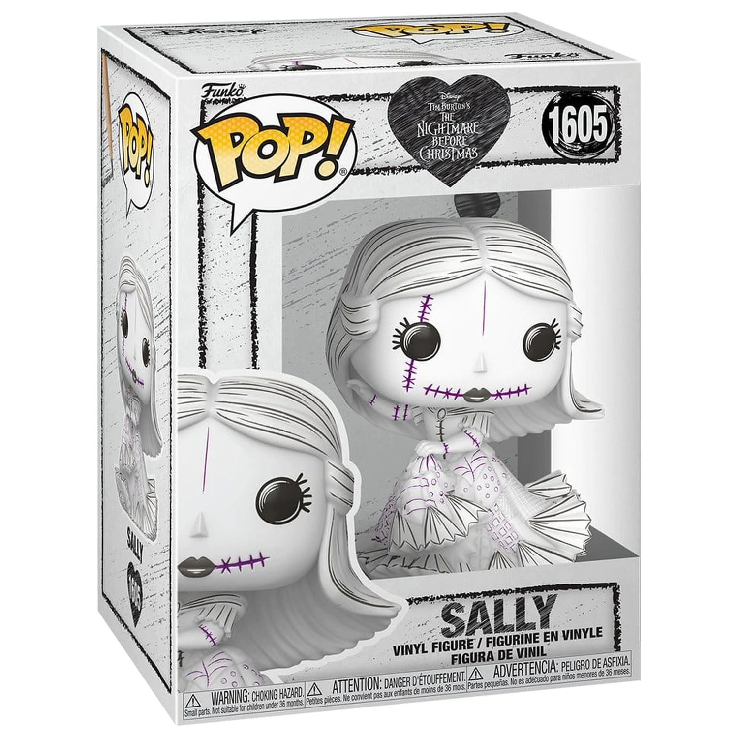 Nightmare before Christmas Funko POP! Disney Figurka winylowa Walentynki 2027 Sally(Sketched) 9 cm zdjęcie produktu