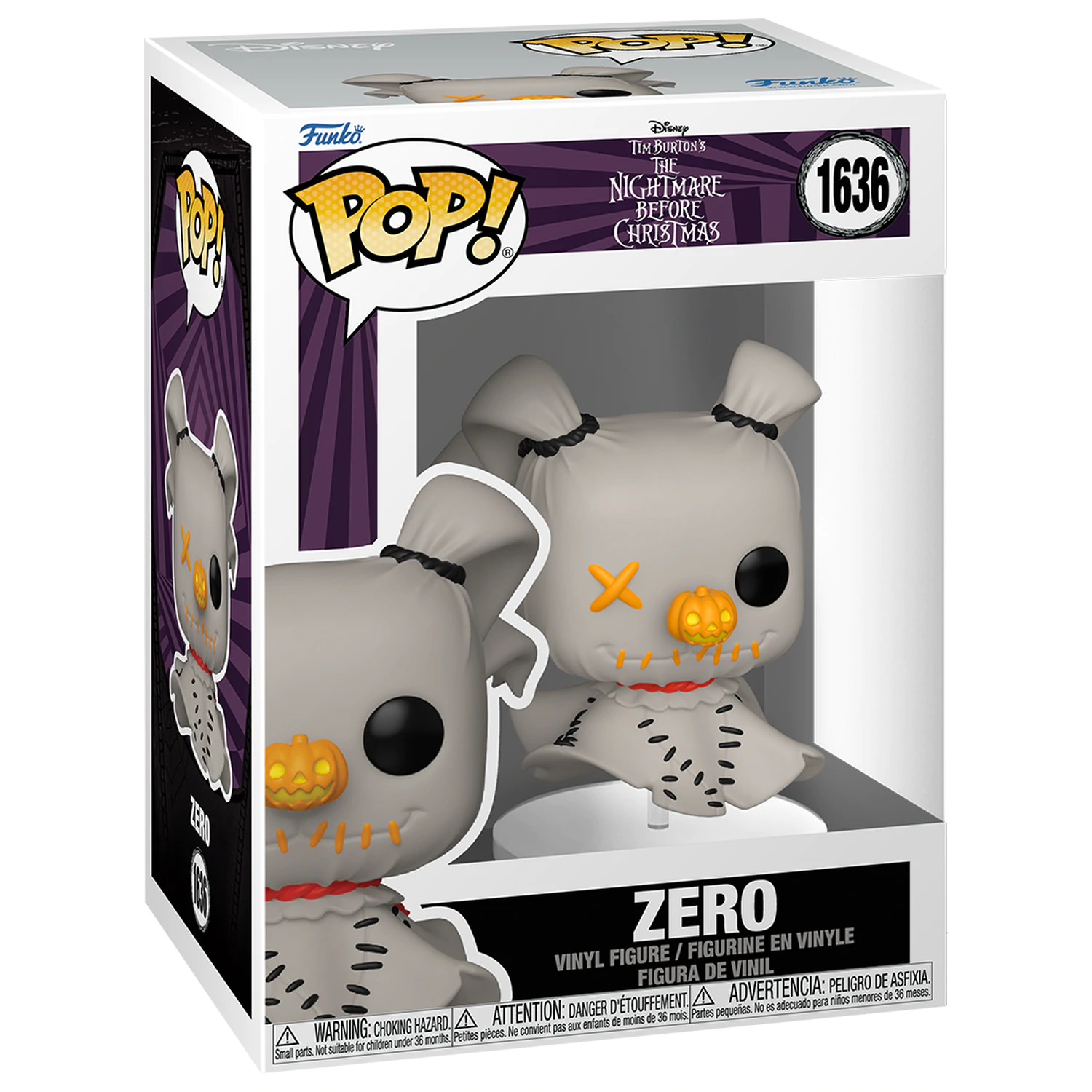 Nightmare Before Christmas Funko POP! Winylowa Figurka Patchwork - Zero 9 cm zdjęcie produktu