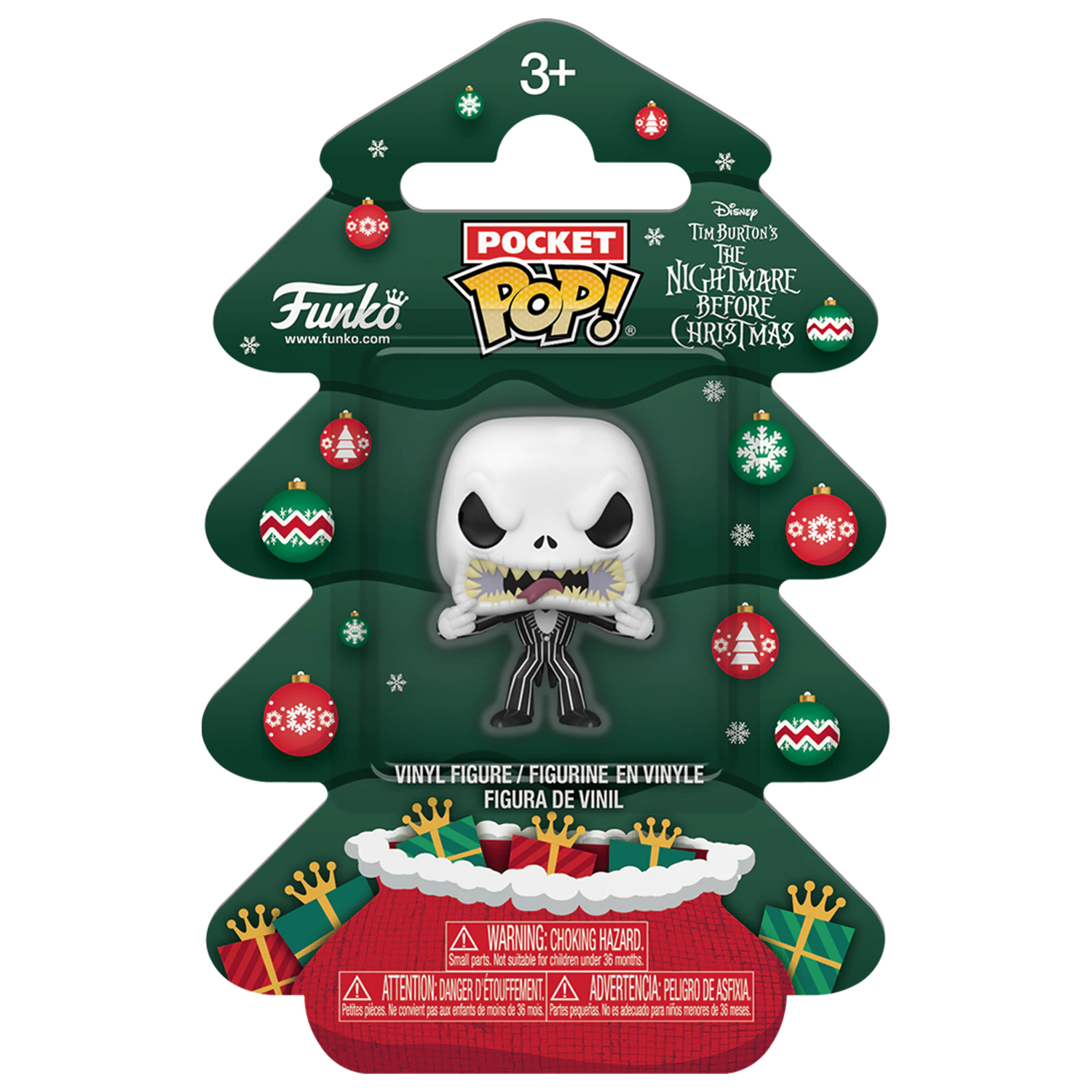 Koszmar przed Świętami Bożego Narodzenia Holiday 2025 Pocket Funko POP! Winylowa figurka Jack Tree Holiday Box 4 cm zdjęcie produktu