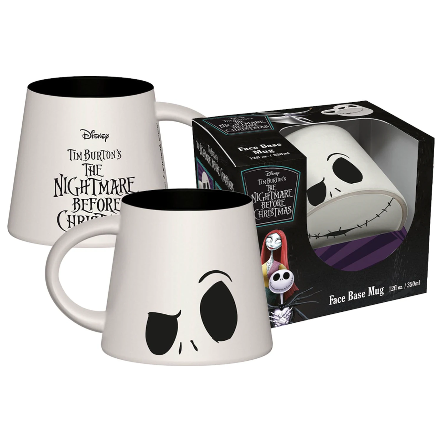 Nightmare Before Christmas Jack Kubek 355ml z podstawą twarzy zdjęcie produktu