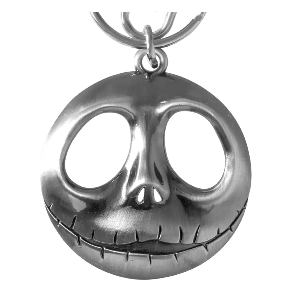 Nightmare before Christmas Metalowy brelok do kluczy Jack Head z kokardką zdjęcie produktu