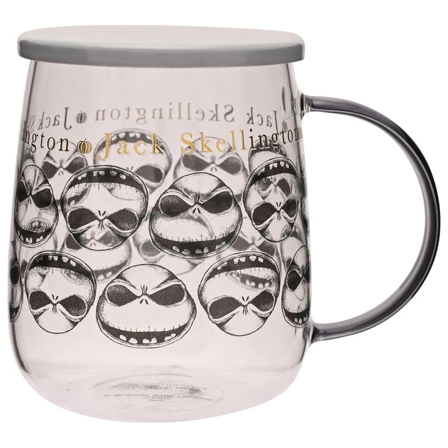 Nightmare Before Christmas Jack szklany kubek z pokrywką 532ml zdjęcie produktu