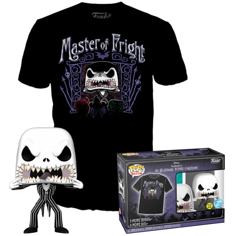 Miasteczko Halloween Jack Skellington Funko POP figurka & koszulka w pudełku Ekskluzywny zdjęcie produktu