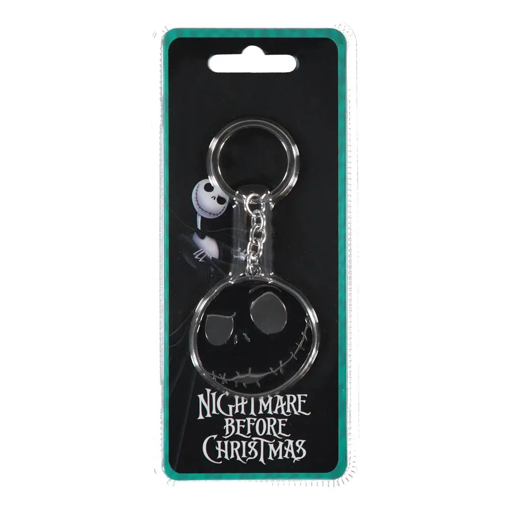 Nightmare Before Christmas Metalowy Brelok do Kluczy Twarz Jack Skellington zdjęcie produktu