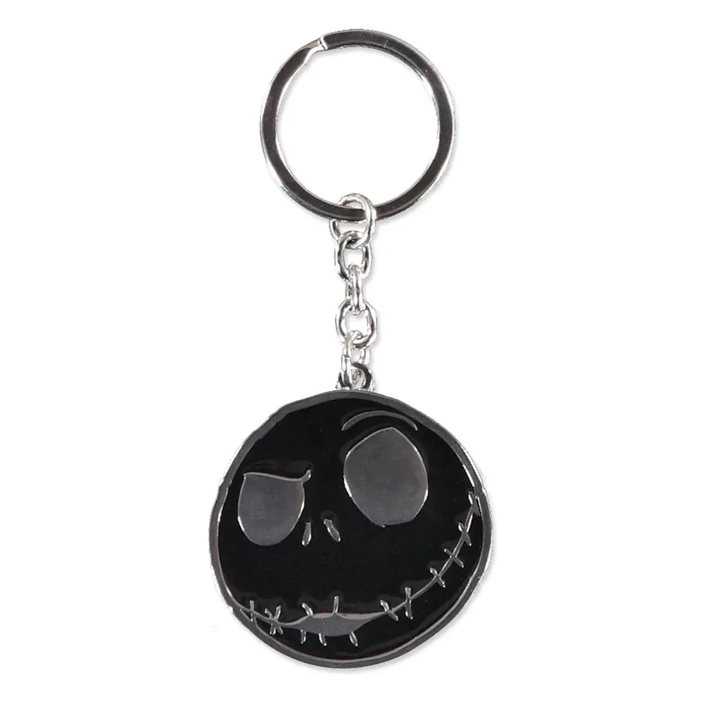 Nightmare Before Christmas Metalowy Brelok do Kluczy Twarz Jack Skellington zdjęcie produktu