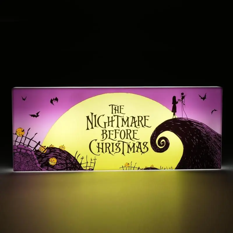 Nightmare Before Christmas Logo Light 30 cm - Lampka z logo zdjęcie produktu