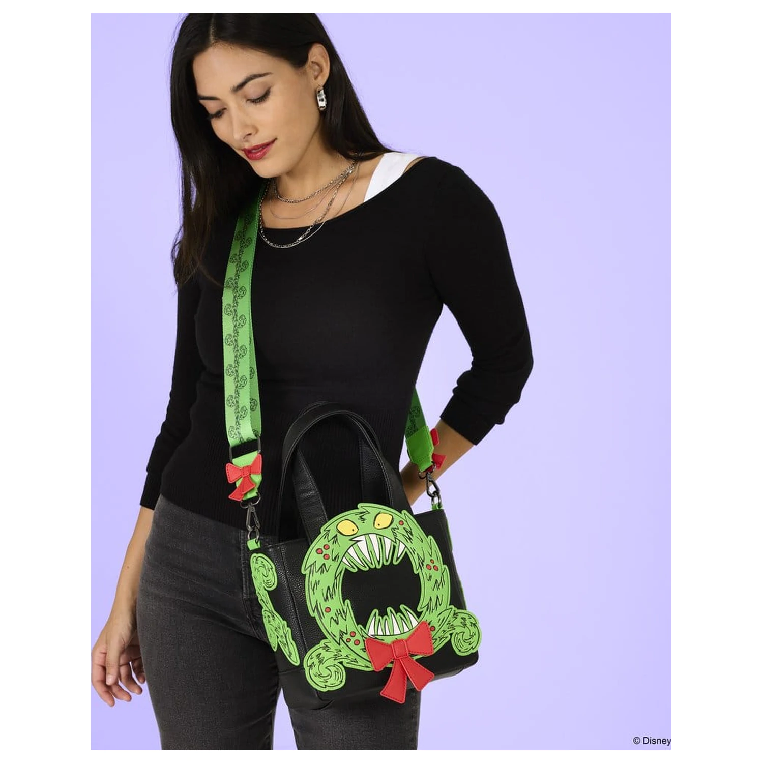 Nightmare before Christmas by Loungefly Torba na ramie Man-Eating Wreath zdjęcie produktu