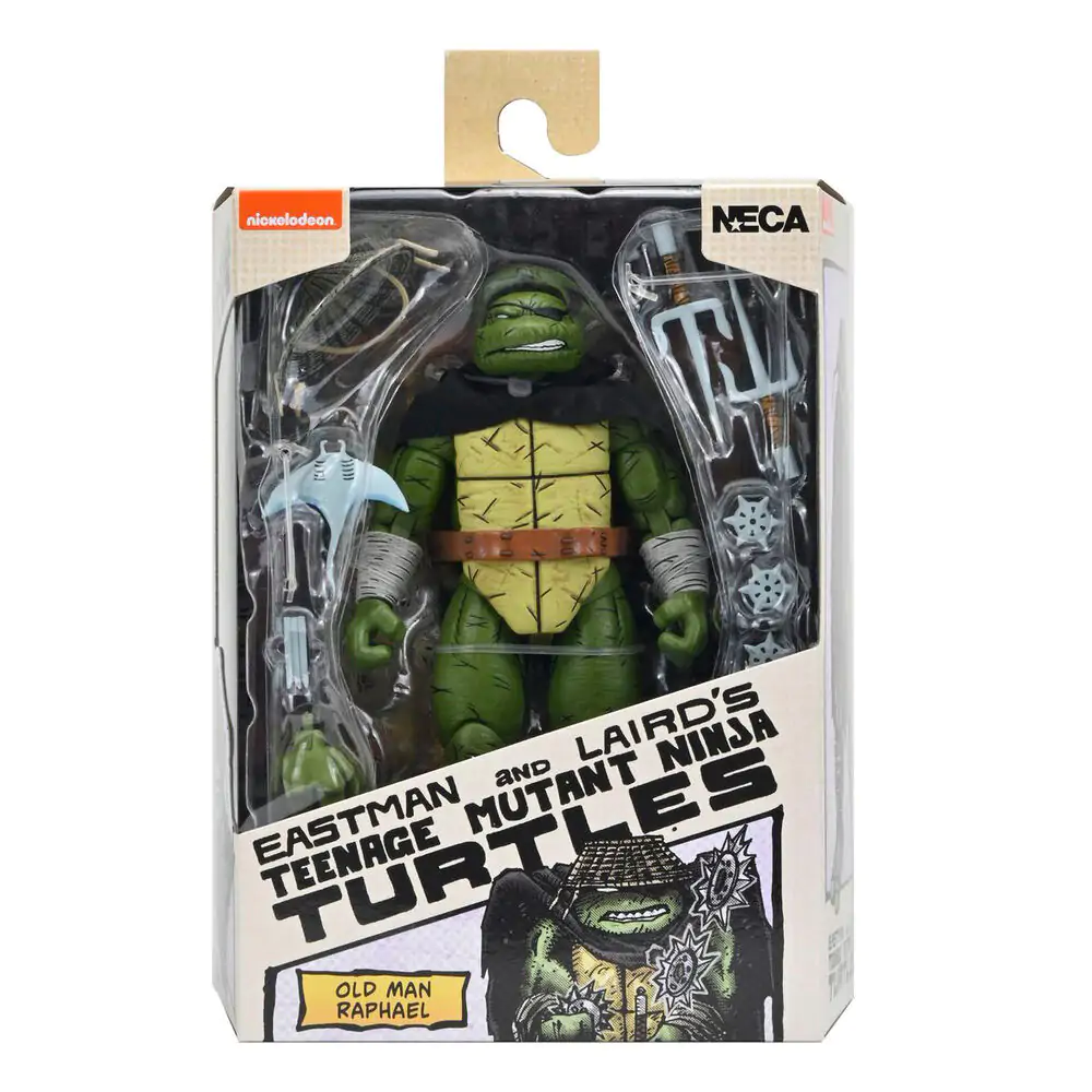 Figurka Żółwia Ninja Wojownicze Raphael Stary Człowiek 18 cm zdjęcie produktu
