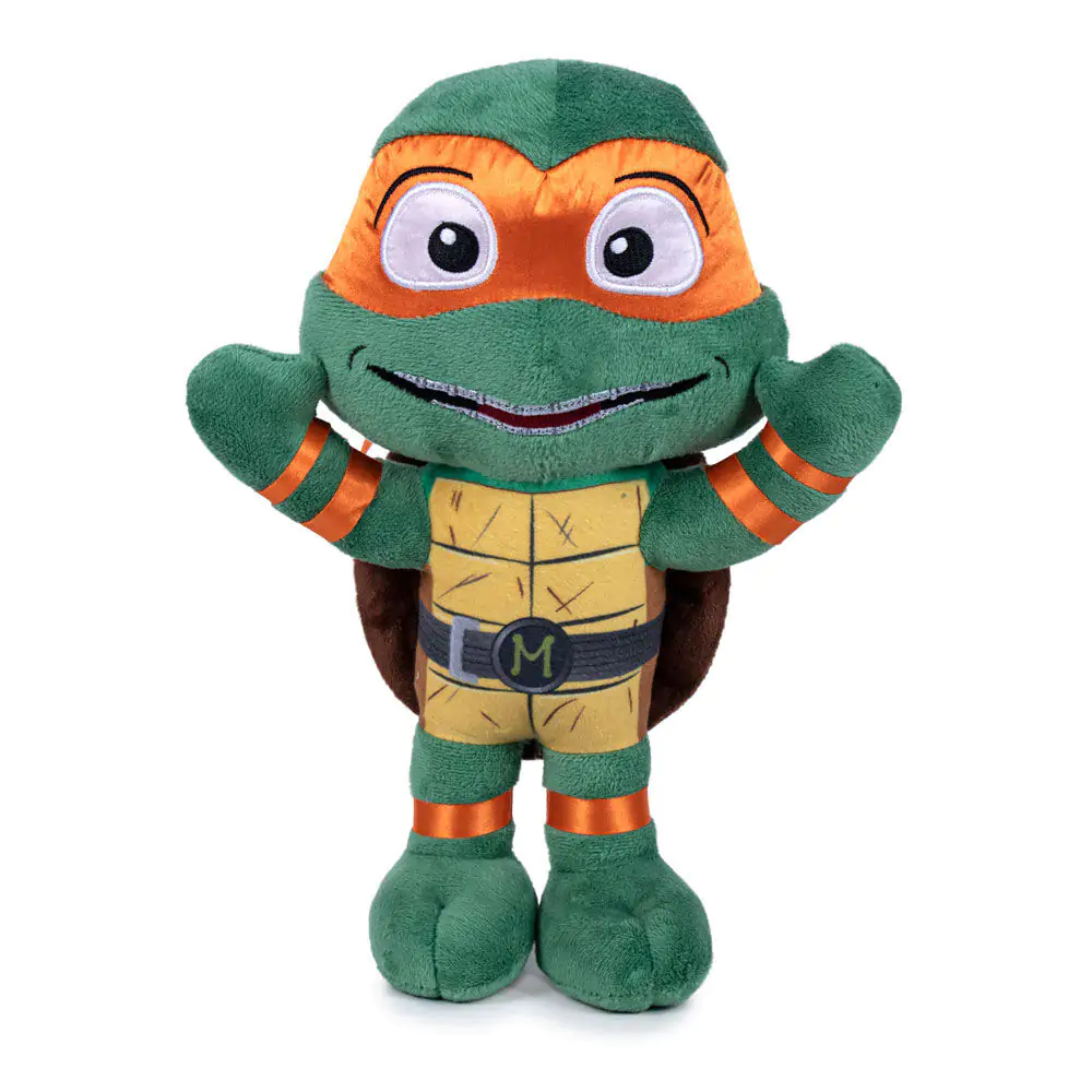 Ninja Turtles Mutant Mayhem Michelangelo pluszowa zabawka 21 cm zdjęcie produktu