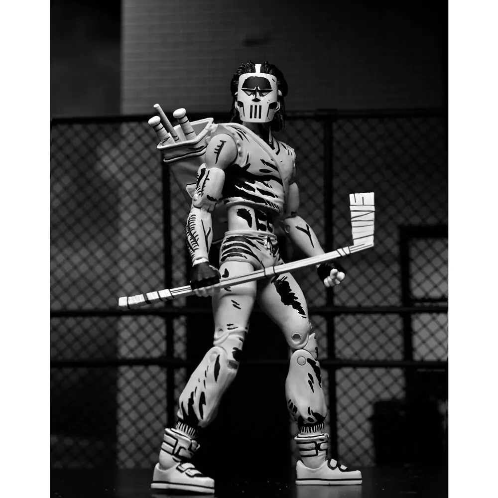 Ninja Turtles Teenage Mutant Casey Jones Czarno-biała figurka 18 cm zdjęcie produktu