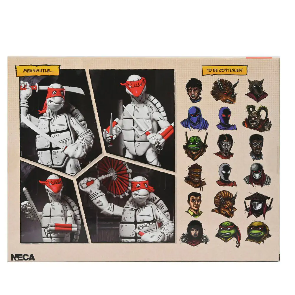 Ninja Turtles Teenage Mutant Ninja The First Turtles Black & White pack 2 figurki 18cm zdjęcie produktu