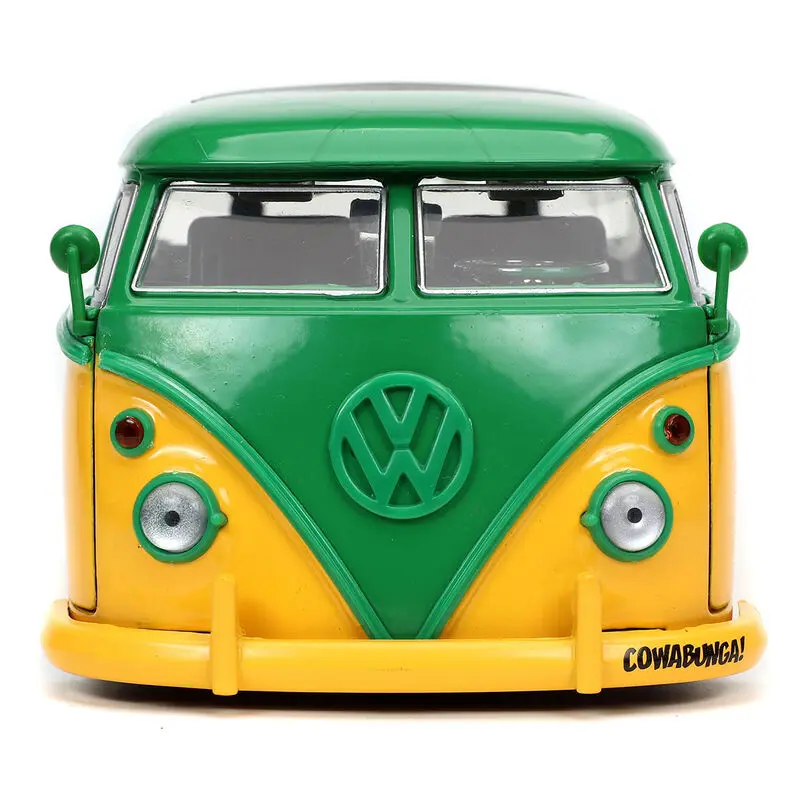 Teenage Mutant Ninja Turtles Diecast Model 1/24 1962 VW Bus Leonardo - Model odlewany zdjęcie produktu