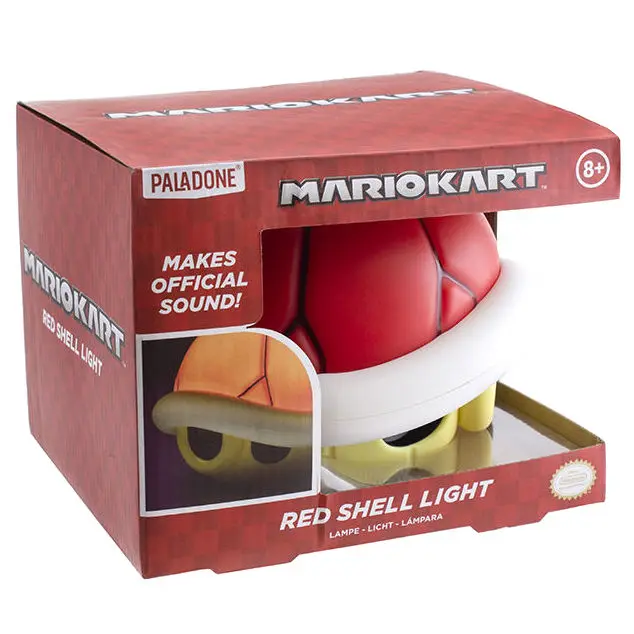 Nintendo Mario Kart Red Shell lampka z dźwiękiem zdjęcie produktu