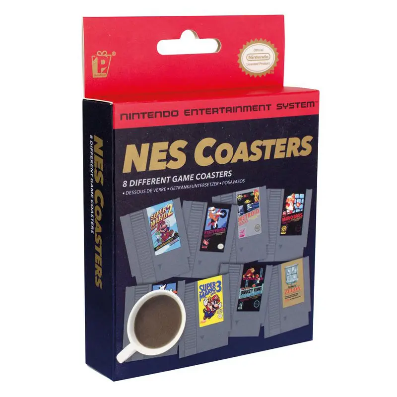 Nintendo NES Podstawki pod napoje w kształcie kartridży Nintendo zdjęcie produktu