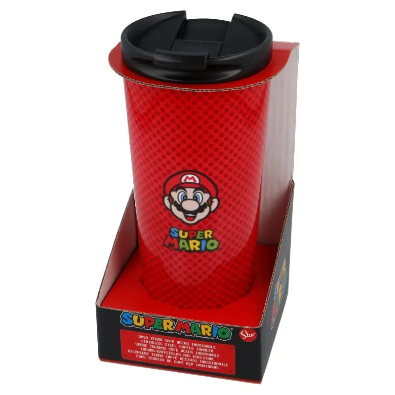 Kubek termiczny ze stali nierdzewnej Nintendo Super Mario Bros 425 ml zdjęcie produktu