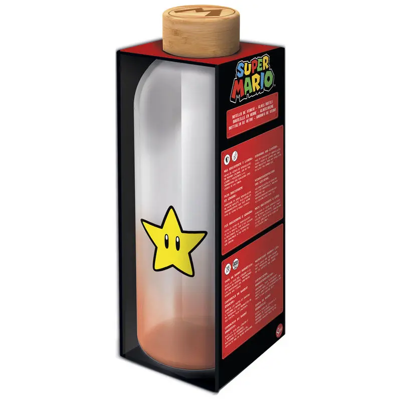 Nintendo Super Mario Bros szklana butelka 1030 ml zdjęcie produktu