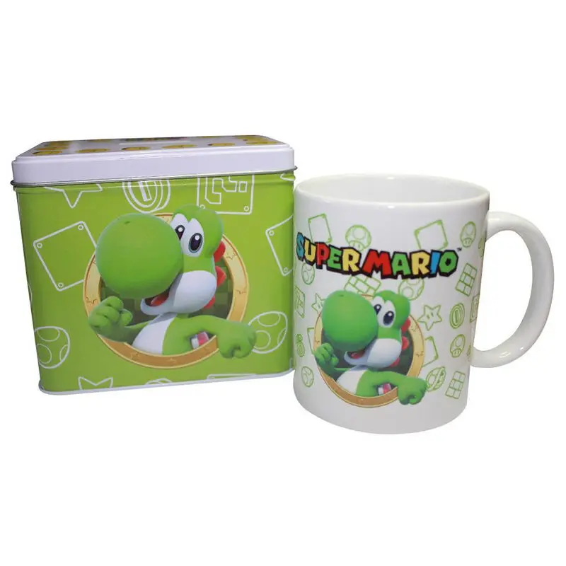 Nintendo Super Mario Bros Yoshi Mug + Skarbonka set zdjęcie produktu