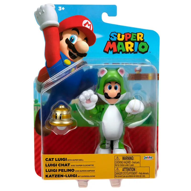 Nintendo Super Mario Figurka Kot Luigi 10 cm zdjęcie produktu