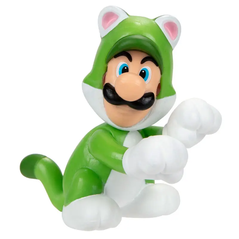 Figurka Nintendo Super Mario Cat Luigi 6,5 cm zdjęcie produktu