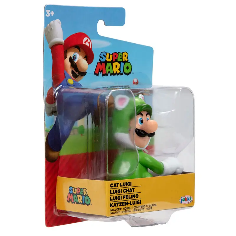 Figurka Nintendo Super Mario Cat Luigi 6,5 cm zdjęcie produktu