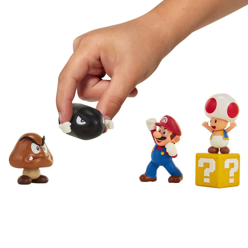 World of Nintendo Mini Figure 5-Pack New Super Mario Bros. U Acorn Plains 6 cm zdjęcie produktu